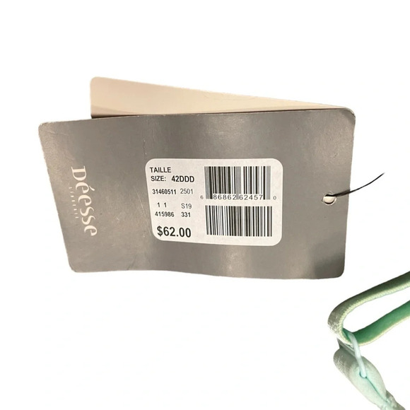 Deesse NWT The Contour Flirt Seafoam Bra Size 42DDD - Picture 7 of 7